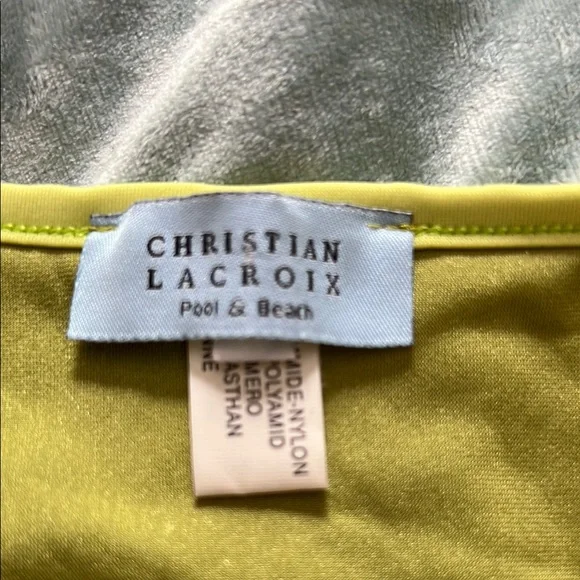 NWOT Christian Lacroix Green Swimwear bikini - Picture 2 of 10